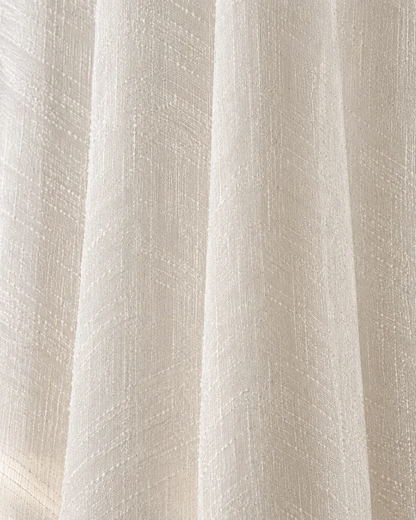 Vue rapprochée de l’étoffe — Voilage jacquard texturé